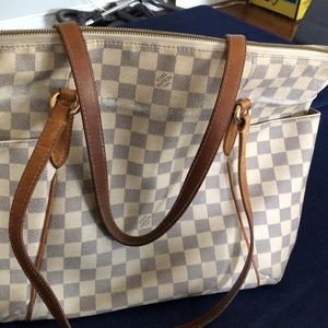 Louis Vuitton bag damier azur canvas